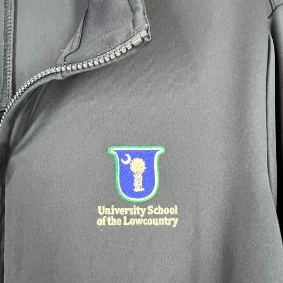 Lands End Jacket Mens L University School of Lowcountry Softshell Lightweight - Picture 6 of 9